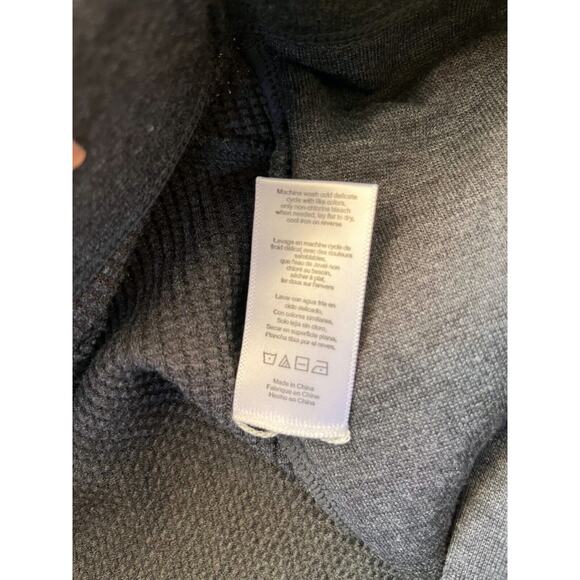 NWOT LUNYA Restore Thermal Waffle Knit high rise leggings Gray Size M - Picture 6 of 8